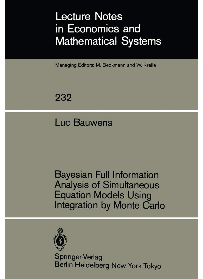 Bayesian Full Information Analysis of Simultaneous Equation Models Using Integration by Monte Carlo 