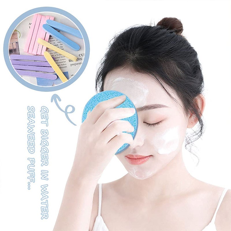 Belicia 2 Pack Silicone Makeup Sponge Washable Quality  Gel Foundation Makeup and Puff BB  Best Silisponge Cosmetic Beauty Tools Blender Clear - Image 5