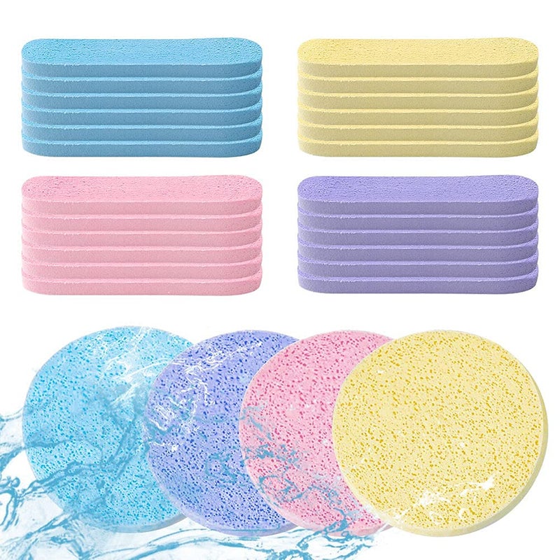 Belicia 2 Pack Silicone Makeup Sponge Washable Quality  Gel Foundation Makeup and Puff BB  Best Silisponge Cosmetic Beauty Tools Blender Clear - Image 1