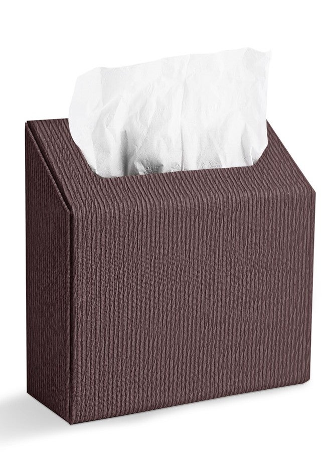 Haecsfl Leather Cover for Disposable Paper Hand Towel Box, Compatible with Kleenex Paper Hand Towel(1-Wood Brown) - Image 1
