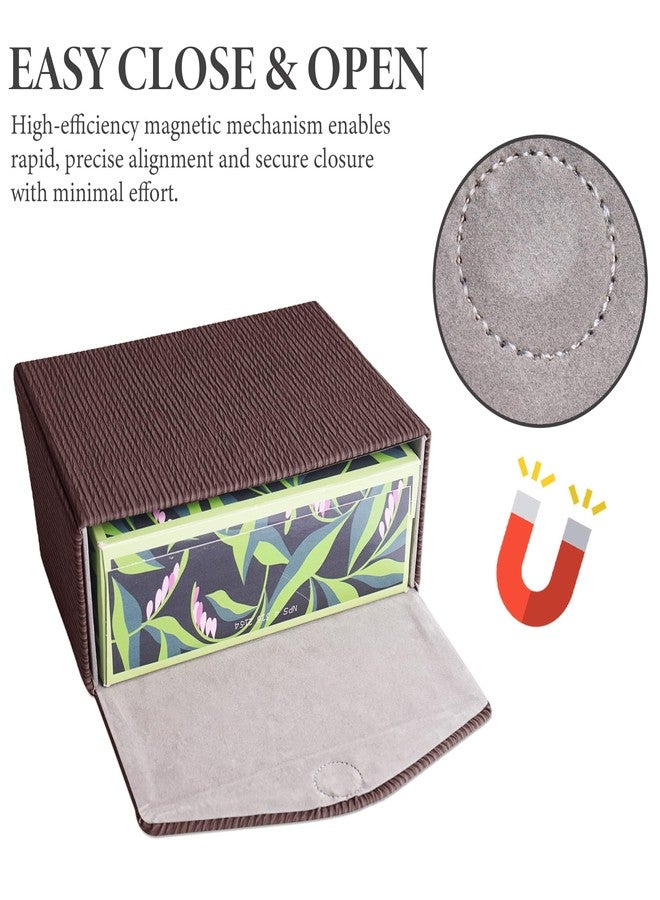 Haecsfl Leather Cover for Disposable Paper Hand Towel Box, Compatible with Kleenex Paper Hand Towel(1-Wood Brown) - Image 5