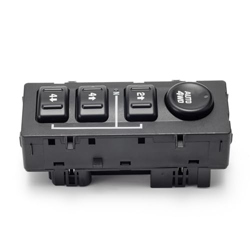 Lin Cin Yin 4x4 Switch 4WD Wheel Drive for 2003-2006 Chevy Avalanche Silverado Suburban Tahoe GMC Sierra 1500 2500 3500 Yukon Escalade Auto 4WD Transfer Case Selector Control 15136039,15164520,19259313,901072 - Image 3