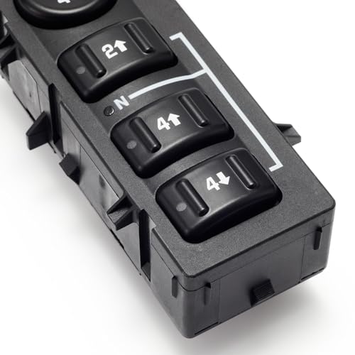 Lin Cin Yin 4x4 Switch 4WD Wheel Drive for 2003-2006 Chevy Avalanche Silverado Suburban Tahoe GMC Sierra 1500 2500 3500 Yukon Escalade Auto 4WD Transfer Case Selector Control 15136039,15164520,19259313,901072 - Image 2