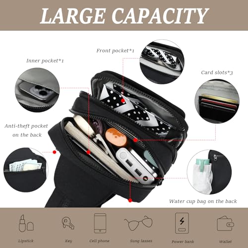 MYHOZEE 2 in 1 Crossbody Bags for Women Men Sling Diaper Bag Backpack Purse Nylon Cross Body Bag for Woman with Water Bottle Pocket and Wipes Pouch Large Front Chest Shoulder Bag Purses Fanny Packs, Grey - Image 4