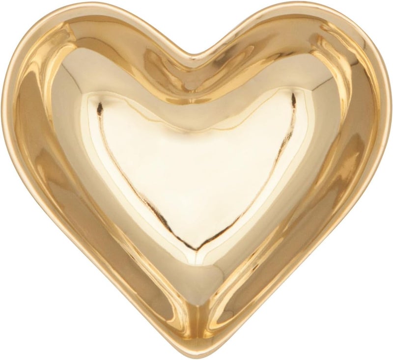 Now Designs Jubilee Heart Stoneware Shaped Pinch Bowl Set Mini Bowls for Dipping and SeasoningSoy Sauce Dish Set of 6 2 oz - Image 3