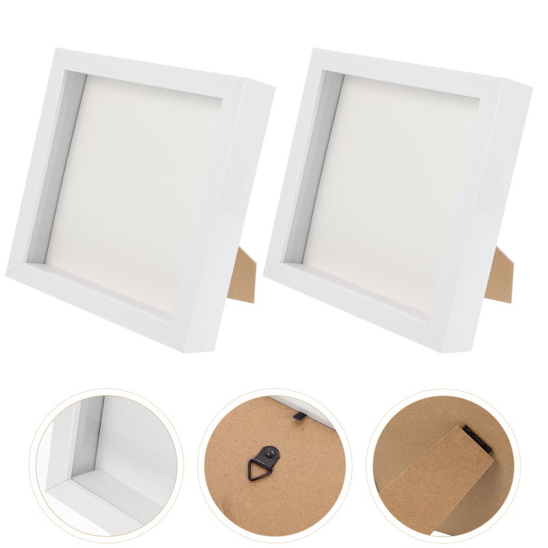 2Pcs Desktop Photo Frame Desktop Picture Frame Specimen Display Frame - Image 2