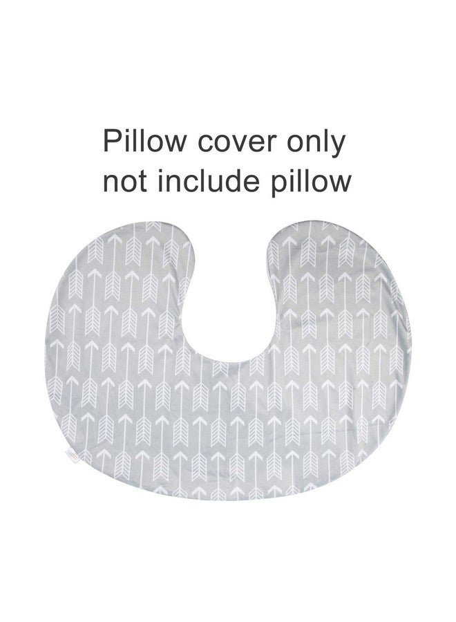 ALVABABY Minky Nursing Pillow Cover Soft And Comfortable Best For Breastfeeding Moms Soft Fabric Fits Snug On Infant Nursing Pillows To Mothers While Breast Feeding Mt M01 - Image 4