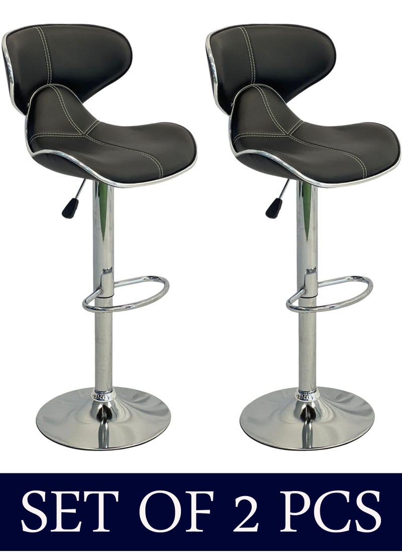 Living SET OF 2 Modern Adjustable Counter Height Barstools  - Image 1