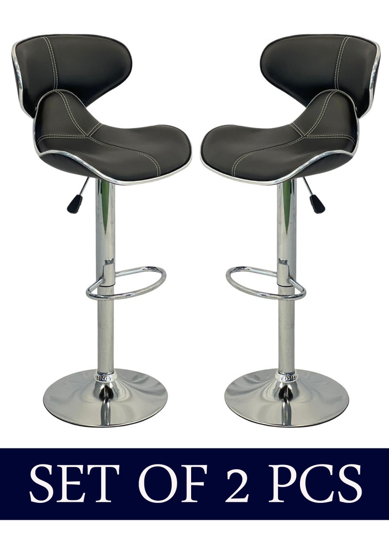 Living SET OF 2 Modern Adjustable Counter Height Barstools  - Image 2
