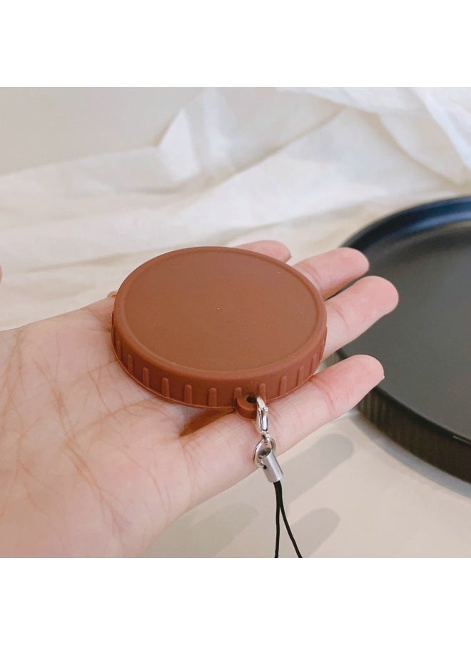 Generic - Color Picture Suitable For Fujifilm Instax Mini Evo Special Silicone Lens Cover Camera Protective Cover-Color:Brown - Image 1