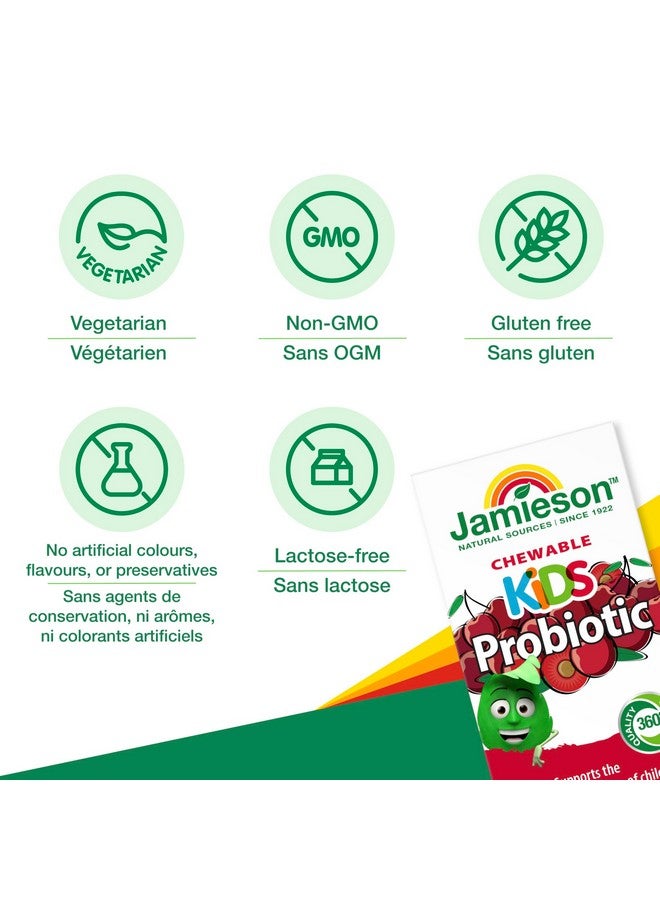 Jamieson Probiotic Chewable for Kids, 60 chewable tabs - Image 4