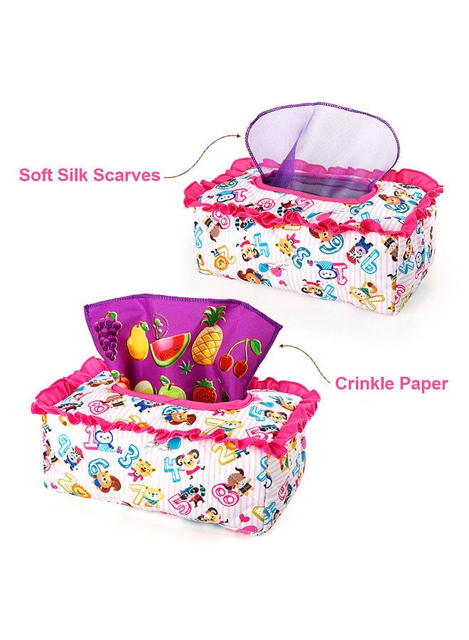 Tissue Box Baby Toy Montessori Toys for 6 to 12 Months Baby Toys Sensory Toy for Babies Toddlers  - Image 2