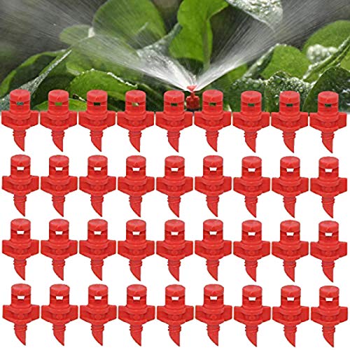 DIY Crafts 12 Pcs Micro Garden Lawn Water Spray Misting Nozzle Sprinkler Irrigation System (3-21 Pcs of 90 Degree, 180 Degree, 360 Degree) (Pack Of 3 Pcs, Misting Nozzale) - Image 5