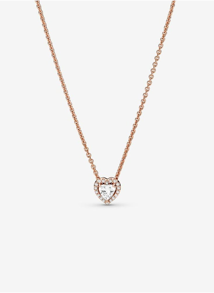 Pandora Violet Pandora Sparkling Heart Collier Necklace  - Image 1