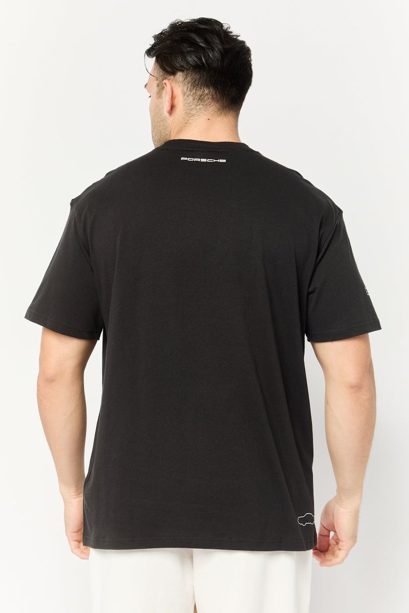 Puma x Porsche Men Sportswear Fit Outdoor T-Shirt, Black - Image 4