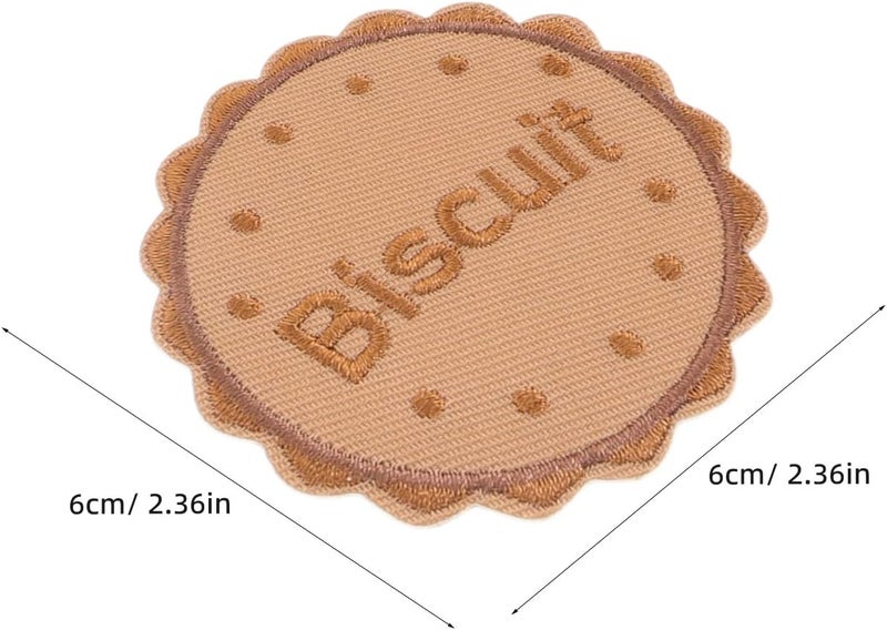 ULTECHNOVO 10pcs Cartoon Cookie Embroidered Iron on Patches and Boys, Cute DIY Sewing Applique Set for Clothing, Bags, Jeans, and ’ Garment Repair Accessories - Image 2