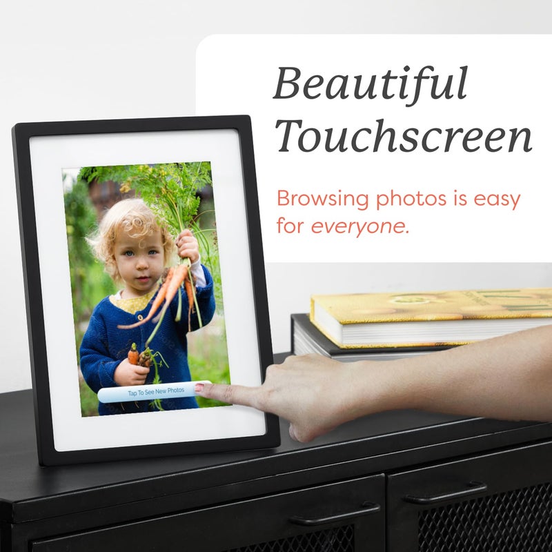 Skylight Skylight Frame – WiFi Digital Picture Frame Customer Support, Touch Screen Digital Photo Frame with Easy Setup, Photo Gifts for Parents and Grandparents - 10 Inch Black  - Image 5