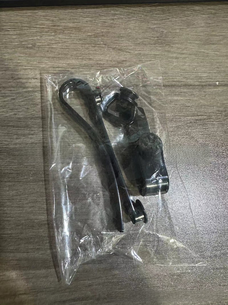 Beach EVA Bogg Bag Hook Clips Keychain Accessories Black - Image 1