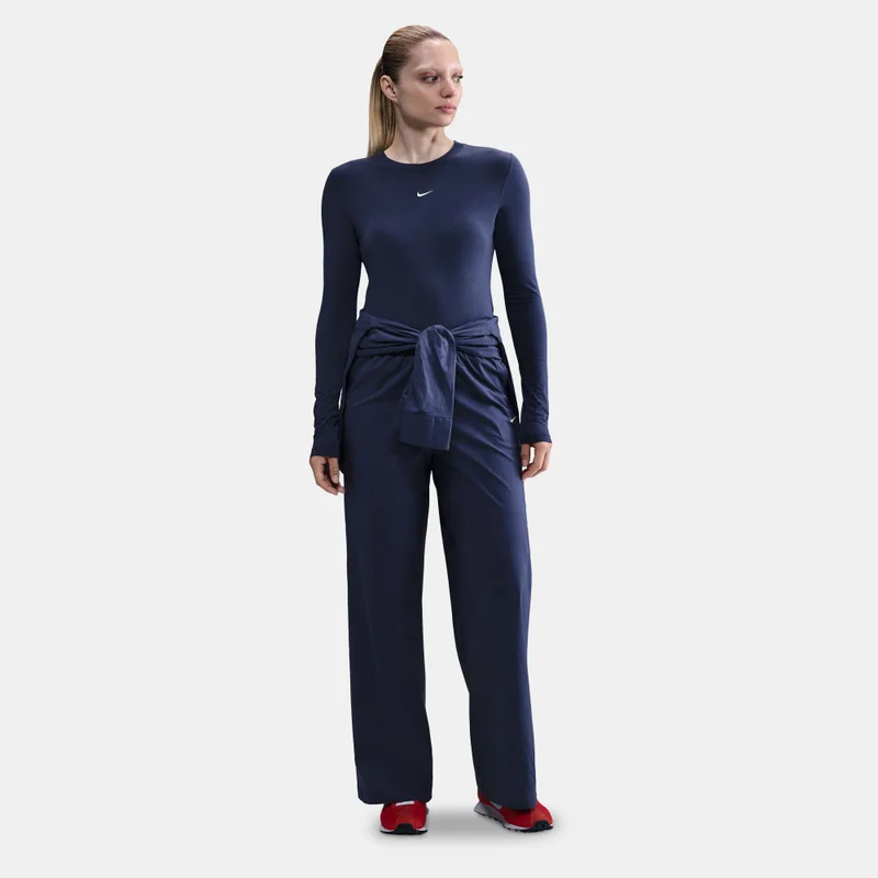 Nike Blue Women's Sportswear Chill Knit Crop Top for Women | Best Price UAE
