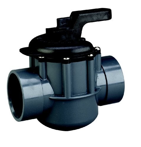 Pentair 263029 GreyBlack Diverter Valve 2Way 2Inch 212Inch Slip Outside PVC GreyBlack