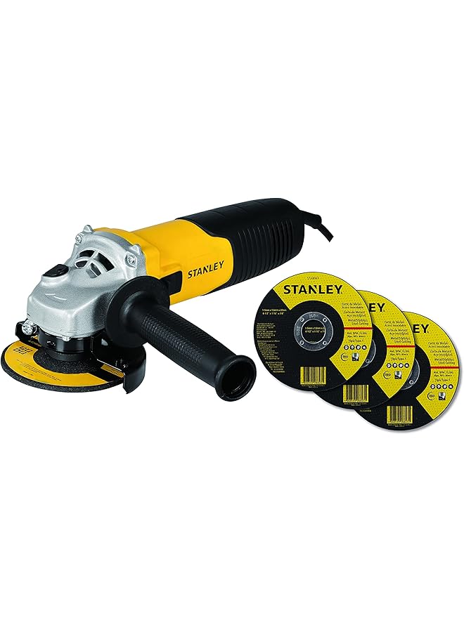 Stanley Power Tool Corded 900W Small Angle Grinder 115 Mm Stgs9115 B5 - Image 4