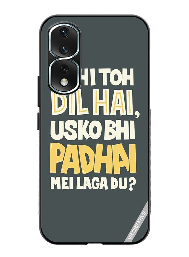 VR CREATIVE Protective Case Cover For Honor 80 Pro Ek Hi Toh Dil Hai Design Multicolour - Image 1