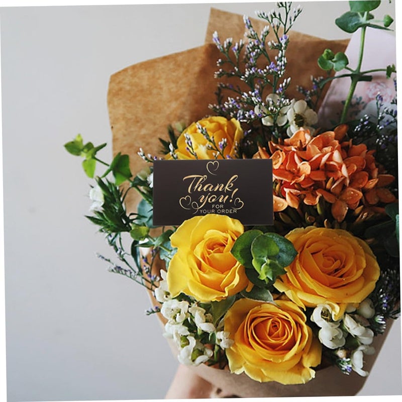 Uonlytech Thank You Cards Black Foil Stamped 60pcs Set for Small Business and Wedding, Elegant Thank You Notes for Shops and Events - Image 4