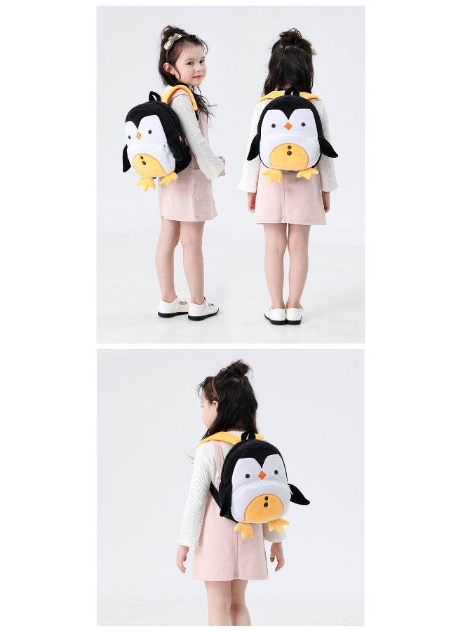 آنا حقيبة ظهر مزدوجة الأكتاف للأطفال على شكل حيوانات كرتونية من الفرو - Image 2