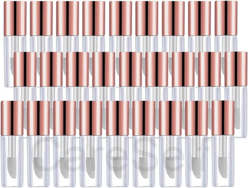 Lipstick Tube 50pcs 2ml Lip Balm Tube Container With Cap Empty Bottle Lipgloss Cosmetic(2ml pink) - Image 1