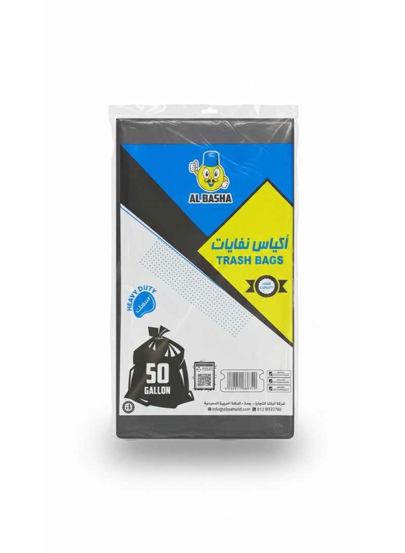 Al Basha ALBASHA GARBAGE BAGS 50 GALLON