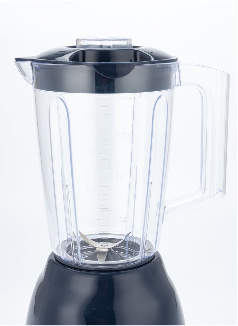 KHIND KHIND New Blender BL 1562, 1.5L Jar with 2 Speed and 0.6L Dry Miller Jar for Grinding Black  - Image 3