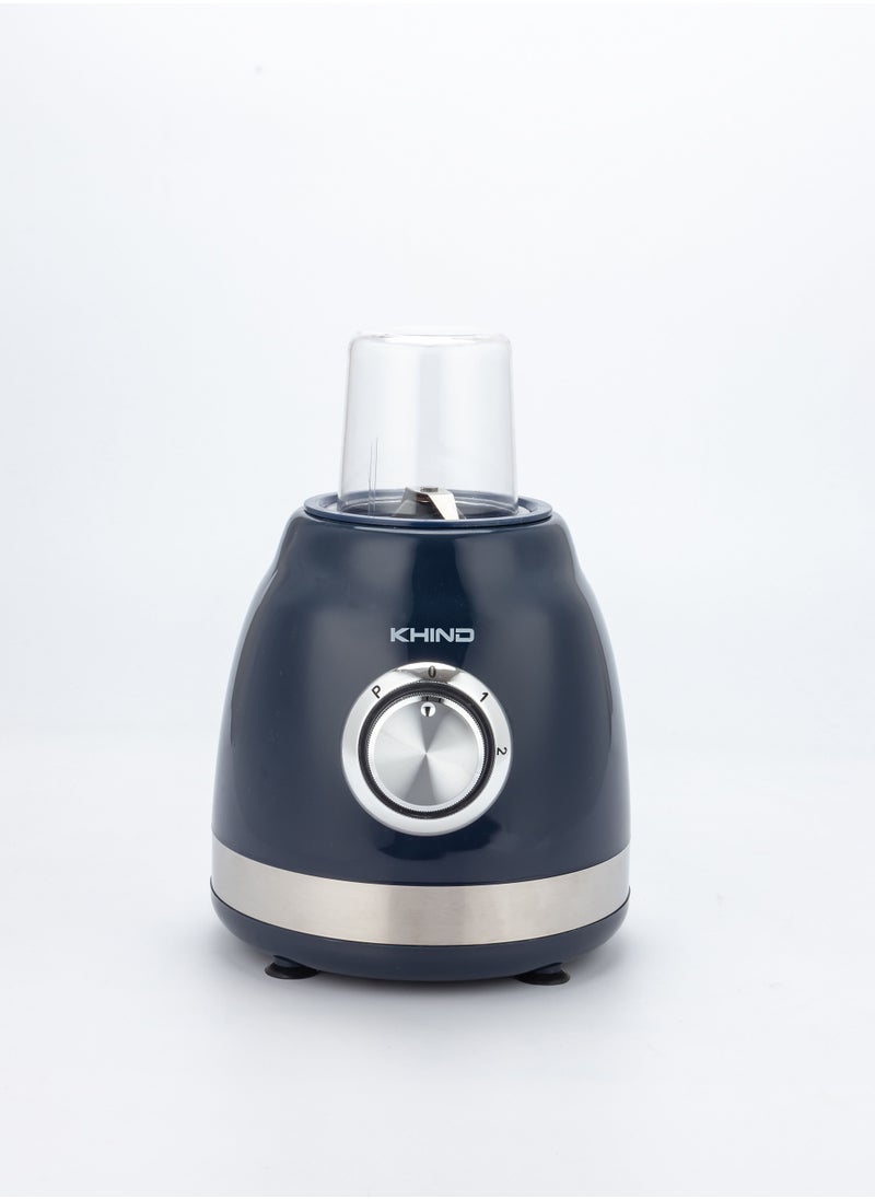 KHIND KHIND New Blender BL 1562, 1.5L Jar with 2 Speed and 0.6L Dry Miller Jar for Grinding Black  - Image 4
