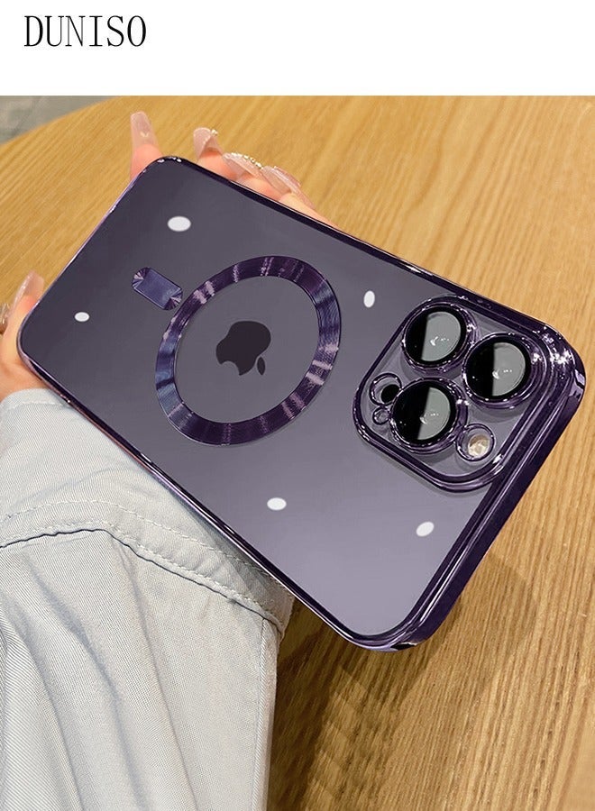 DUNISO iPhone 15 Pro MAX Phone Case 6.7" Full Body Protective Phone Cover With Crossbody Strap Anti-fall Phone Case Built-in Screen and Camera Protector For Apple 15 Pro MAX Phone Case - Image 5