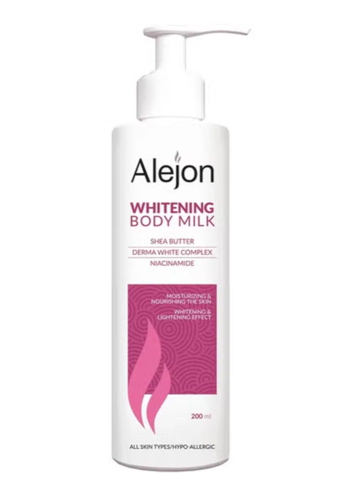 Alejon Whitening Body Milk Shea Butter Dermawhite Complex Niacinamide-200Ml