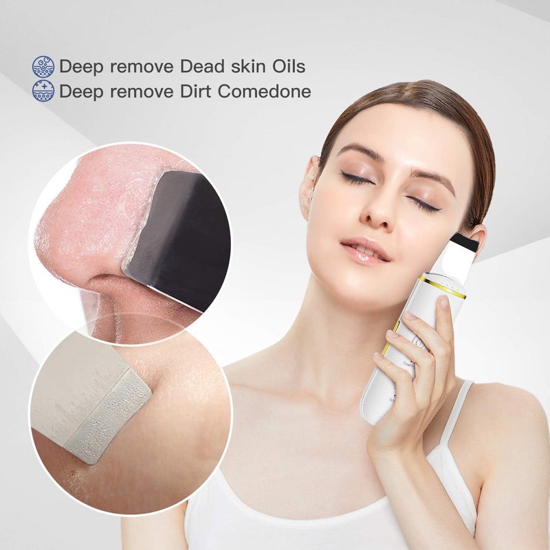 SCIENISH Ultrasonic Spatula Lon EMS Electric Face Scraper Pore Cleanser - Image 3