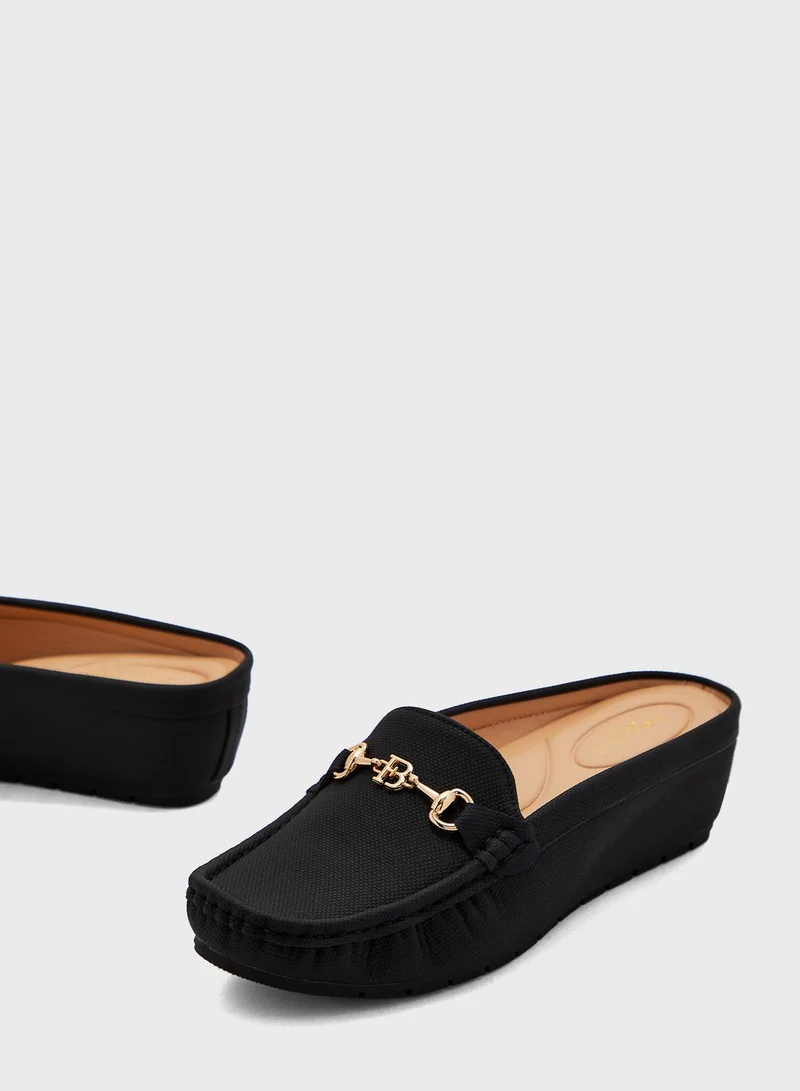 shoexpress Open Back Moccasins