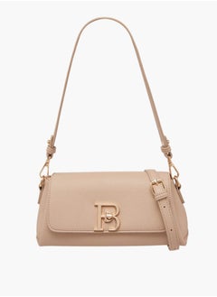 Flora Bella By Shoexpress Women's Logo Accent Crossbody Bag with Twist Lock Closure and Detachable Strap  - Image 1