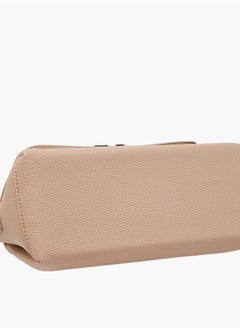 Flora Bella By Shoexpress Women's Logo Accent Crossbody Bag with Twist Lock Closure and Detachable Strap  - Image 5