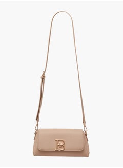 Flora Bella By Shoexpress Women's Logo Accent Crossbody Bag with Twist Lock Closure and Detachable Strap  - Image 2