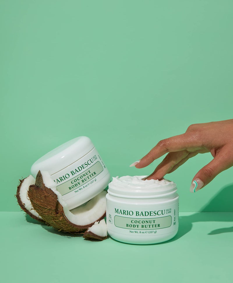 Mario Badescu Coconut Body Butter for All Skin Types | Body Moisturizer for Smooth and Radiant Skin |Formulated with Shea Butter| 8 OZ - Image 2