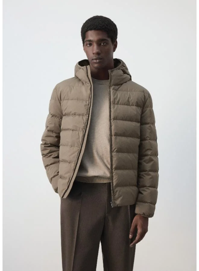 Padded Jacket, 80% Down, Water-Repellent