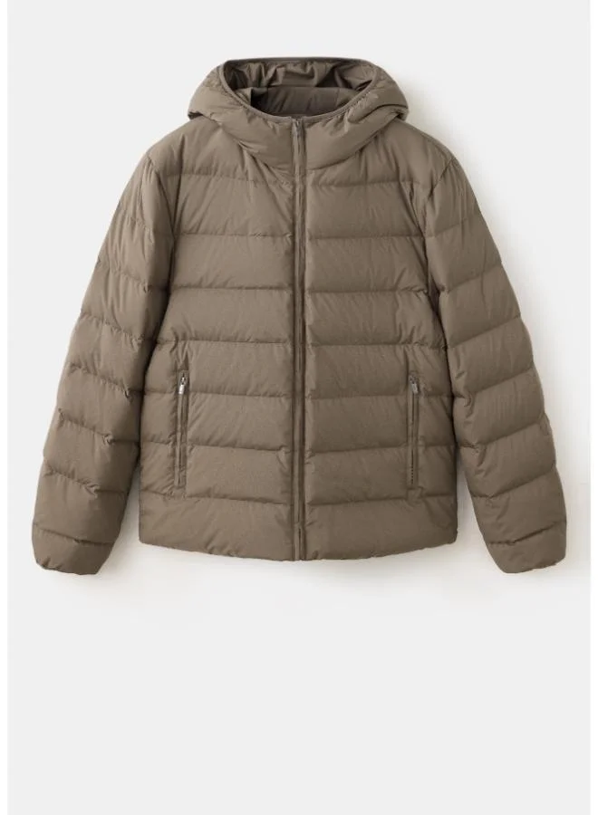 Mango Man 34-MISTERIO Water-repellent jacket, 80% down, 20% feather filling for Men | Best Price UAE