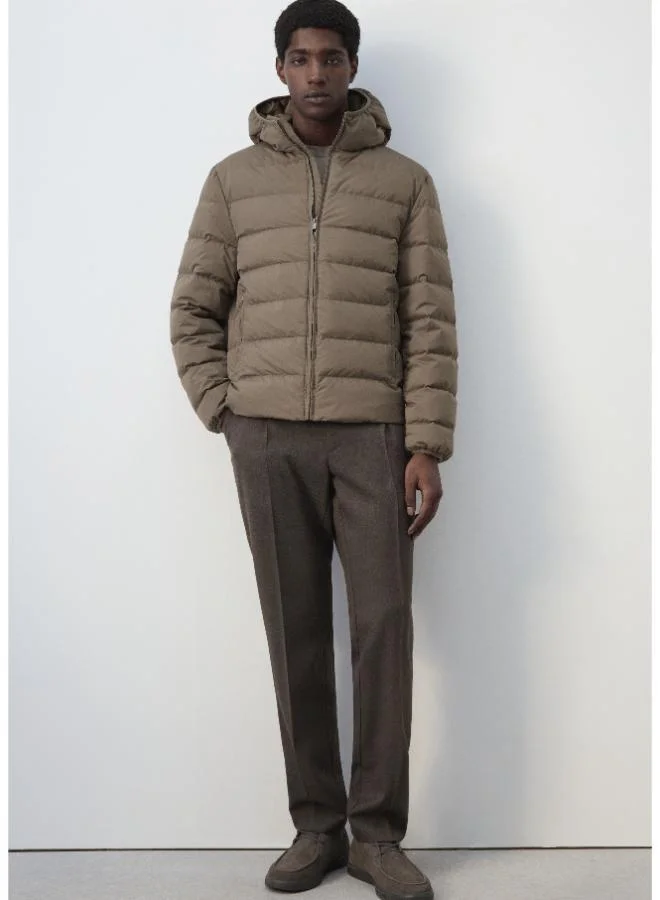Mango Man 34-MISTERIO Water-repellent jacket, 80% down, 20% feather filling for Men | Best Price UAE