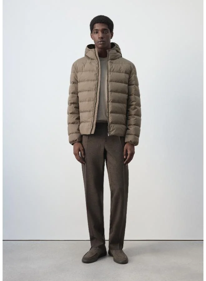 Mango Man 34-MISTERIO Water-repellent jacket, 80% down, 20% feather filling for Men | Best Price UAE
