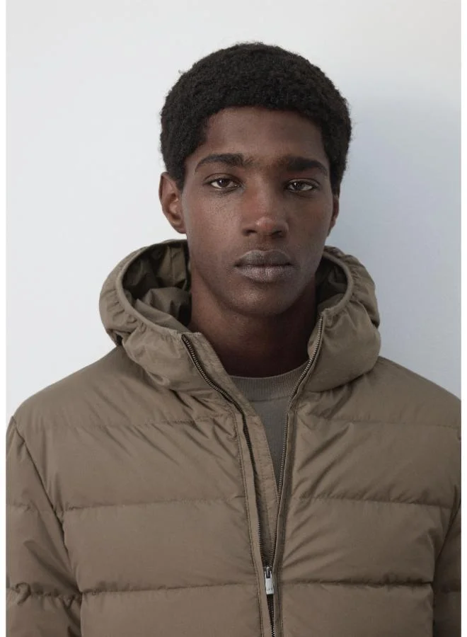 Mango Man 34-MISTERIO Water-repellent jacket, 80% down, 20% feather filling for Men | Best Price UAE