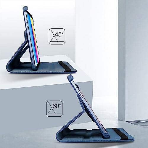 TGK Rotating Cover for Ipad 10Th Gen 10.9 Inch 2022 (A2757 / A2777 / A2696) iPad A16 11.0 inch 2025, Dark Blue 360 Degree Leather Stand Case - Image 5