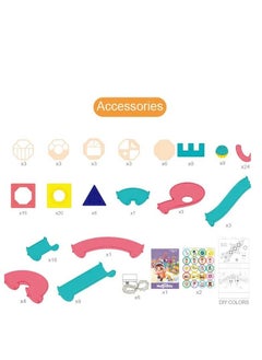 Y&D Kid's Magnetic Building Block Toy DIY Blocks for Children Hot Sale 145Pcs Gift Box Set  - Image 3