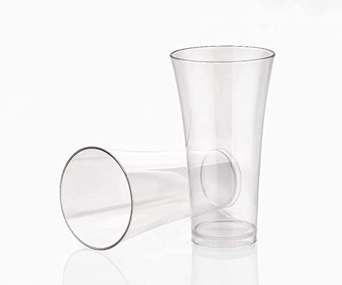Coolkart 6 Pcs Unbreakable Transparent BPA Free Food Grade Fiber Drinking Water Glass Set Juice Glass Cocktail Lassi Soda Milkshake Beer Glass Wine Glass Set - Image 4