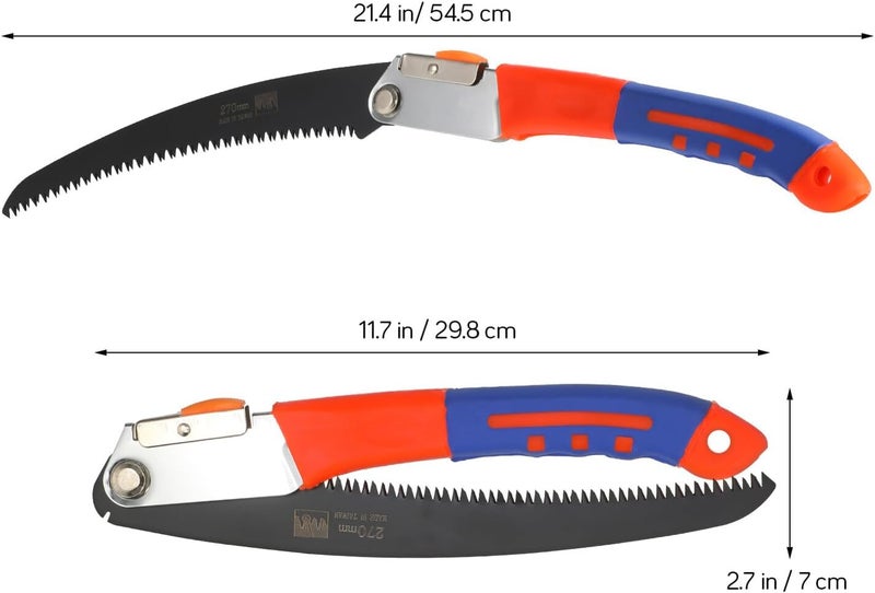 Levemolo Folding Pruning Saw with Sk5 Steel Blade Portable Hand Saw for Tree Trimming and Camping for Outdoor Gardening and Hiking - Image 2