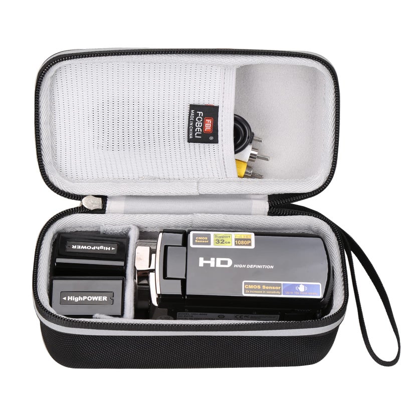 FBLFOBELI EVA Carrying Case Compatible with kimire/Kicteck/Sony HDRCX405/Canon VIXIA HF R800 R700 Video Camera Camcorder Digital Camera Recorder (Case Only) - Image 2